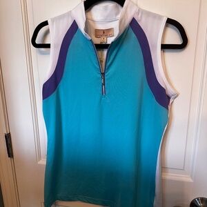 Sport Haley - Athletic Collared Tank Top - Size M - NWT